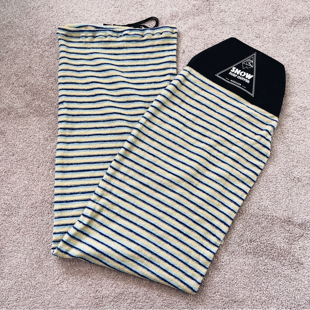 Snow Surf Quiver Nidecker Surfboard Snowboard Sock Cover 147cm – Brand New